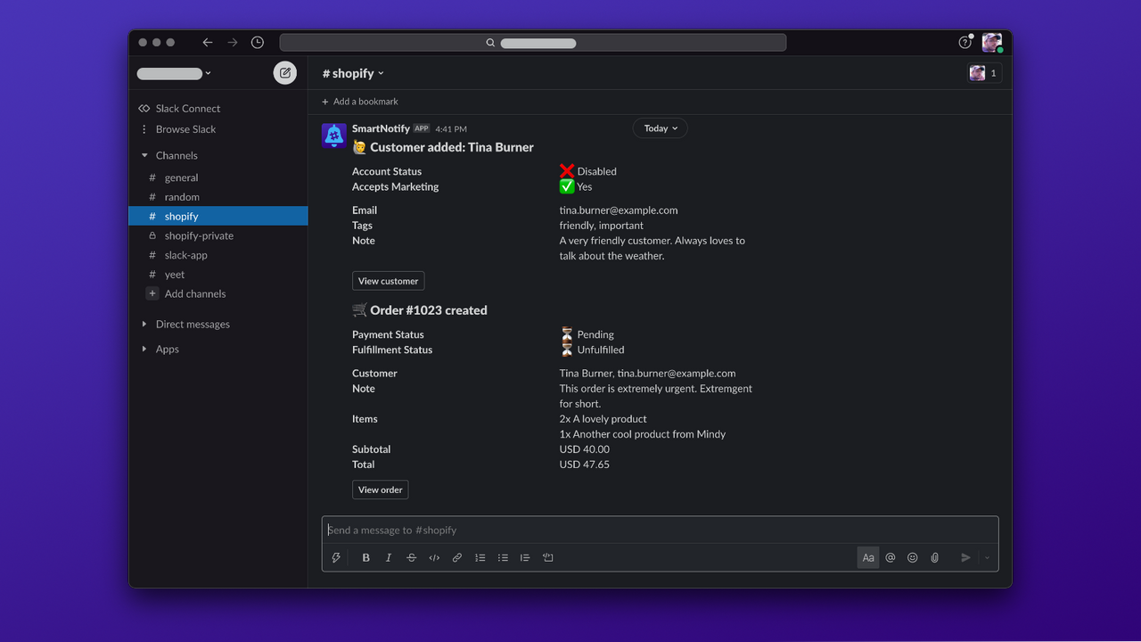 SmartNotify for Slack - Get order, product, and customer notifications ...