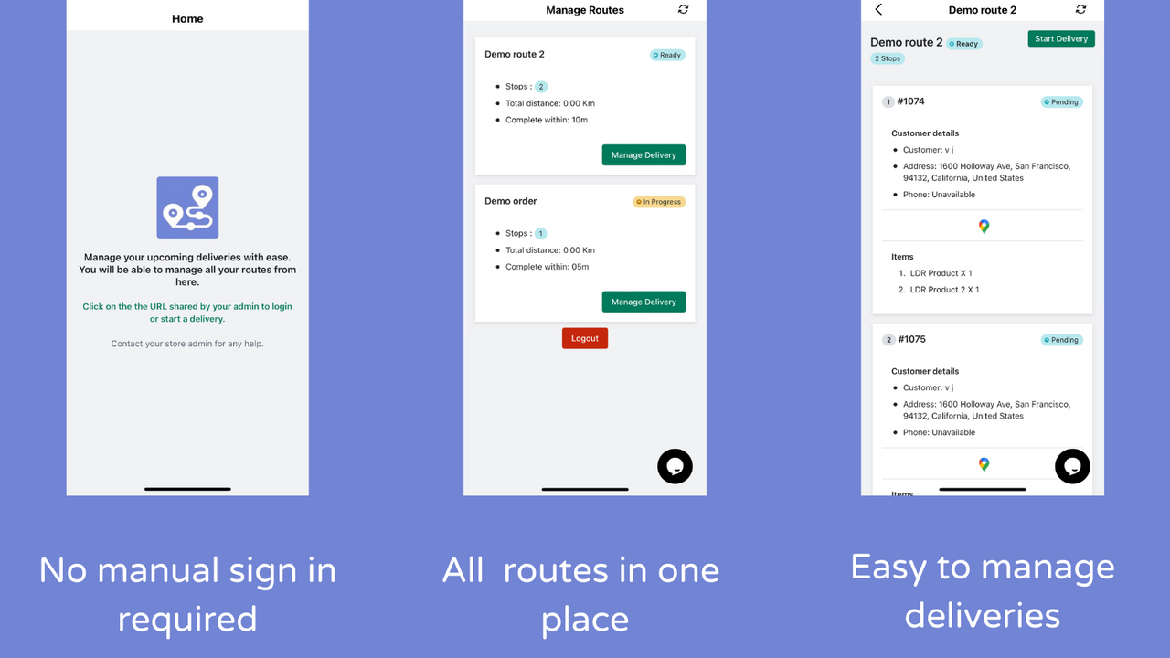 EasyRoutes Local Delivery — Best Route Planner for Shopify