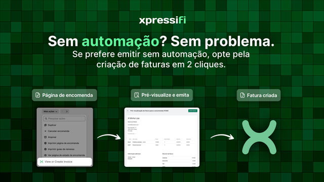 Sem automação? Sem problema.