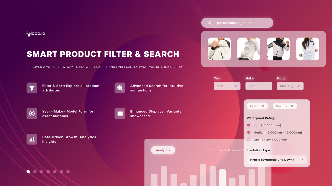 Smart product filter and search
