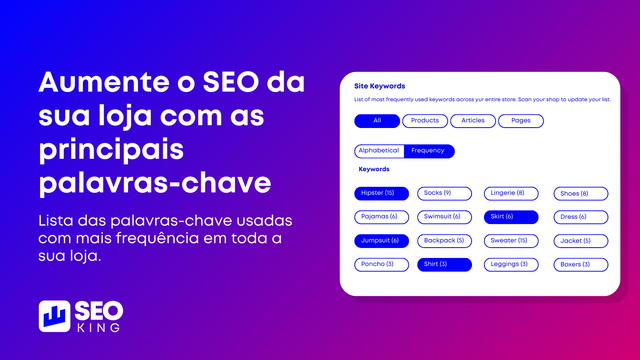 Aumente o SEO da sua loja com as principais palavras-chave