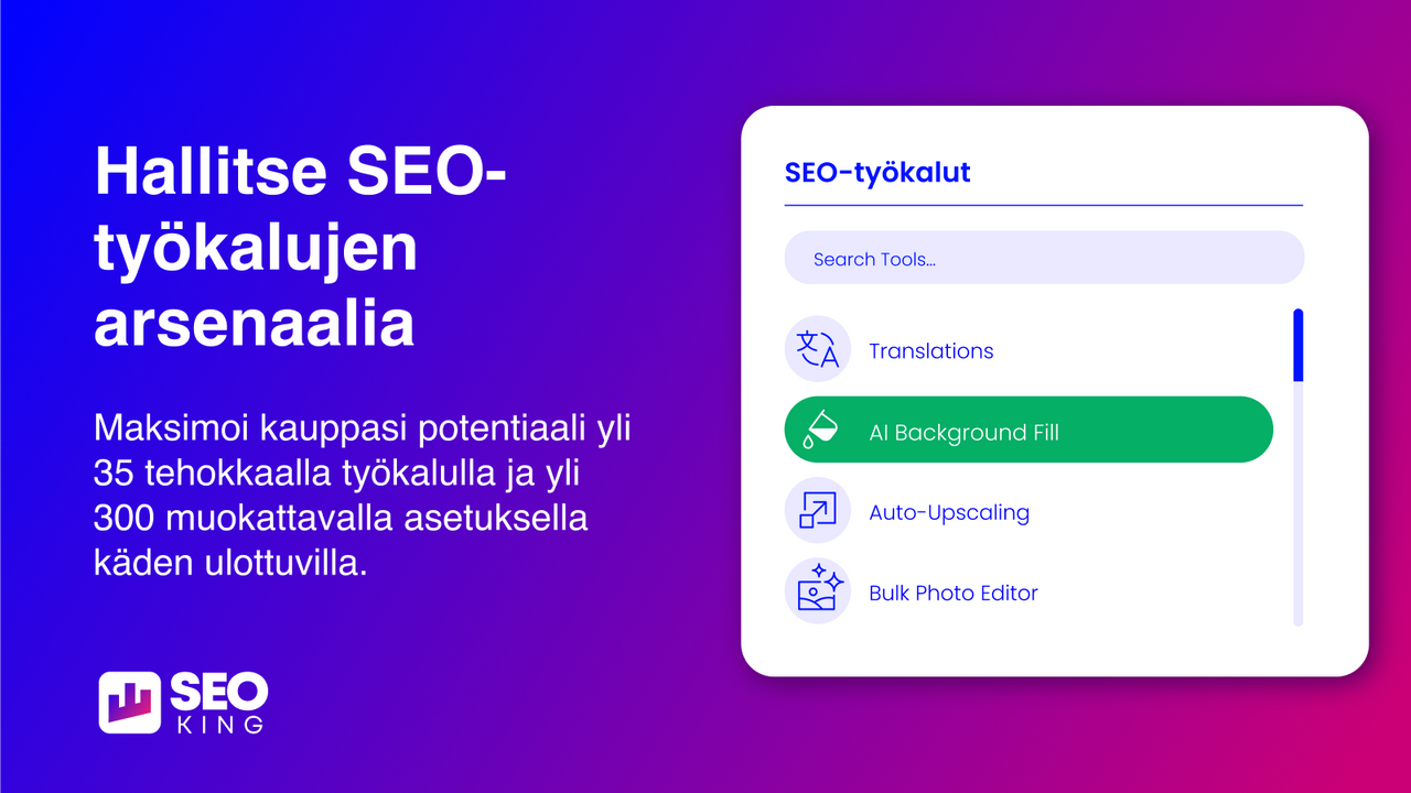 Hallitse SEO-työkalujen arsenaalia