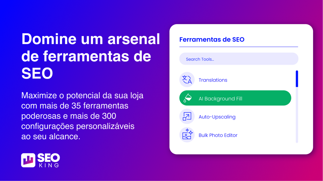 Domine um arsenal de ferramentas de SEO