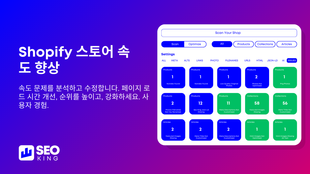 Shopify 스토어 속도 향상