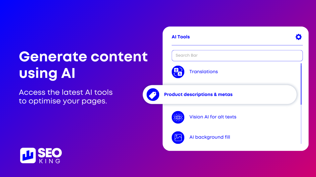 Generate content using AI