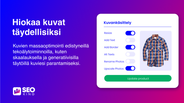 Hiokaa kuvat täydellisiksi