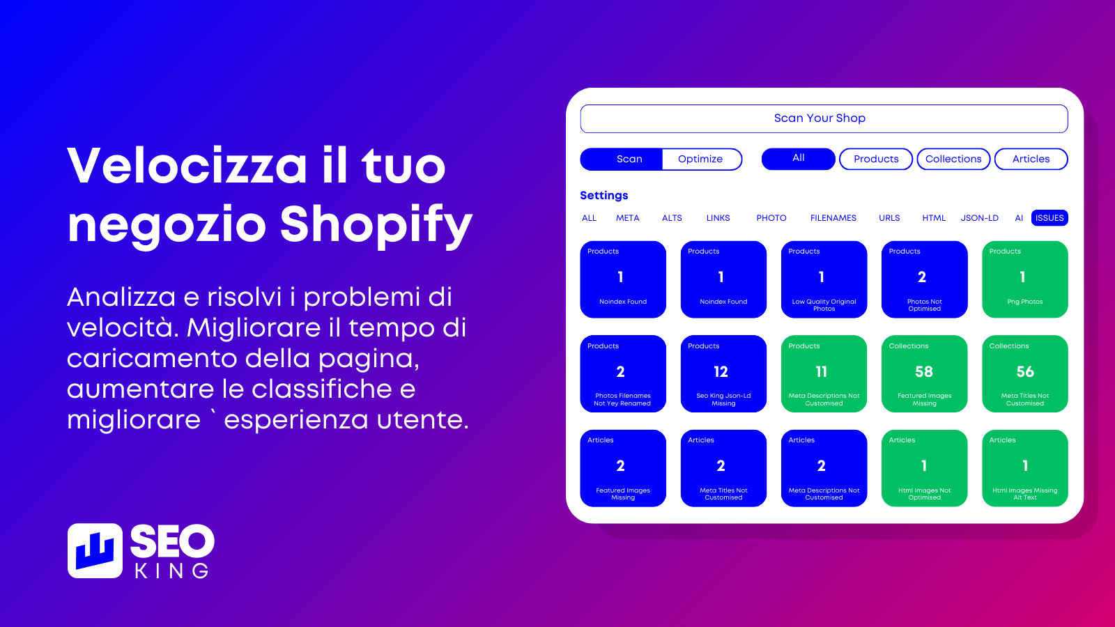 Velocizza il tuo negozio Shopify