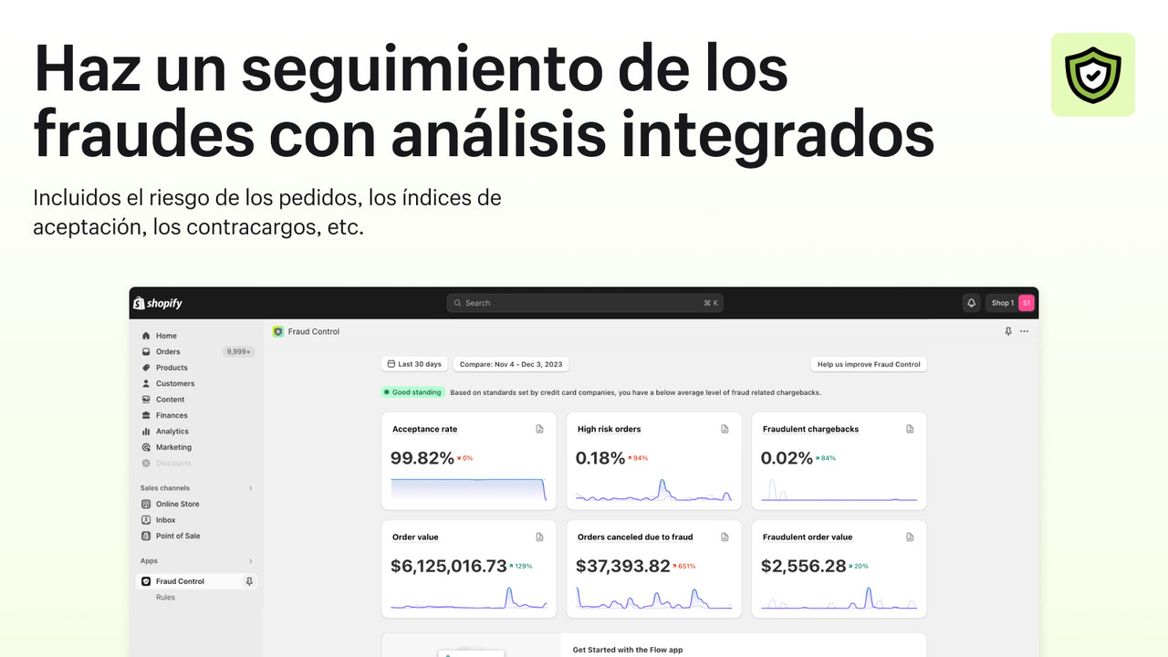 Haz un seguimiento de los fraudes con análisis integrados