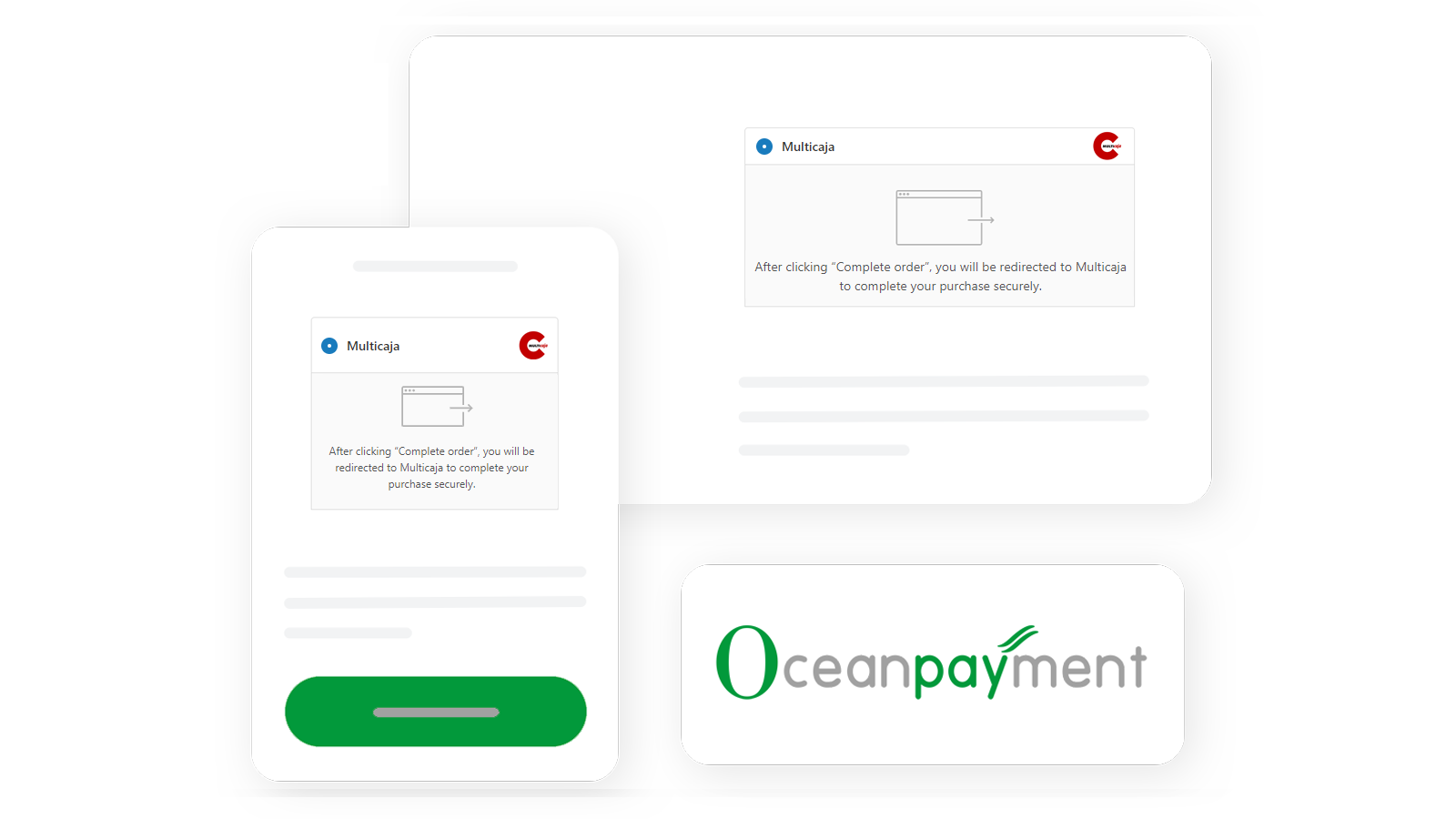 Multicaja payment page.