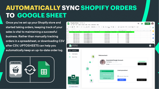 AUTOMATICALLY SYNC SHOPIFY ORDERS TO GOOGLE SHEET