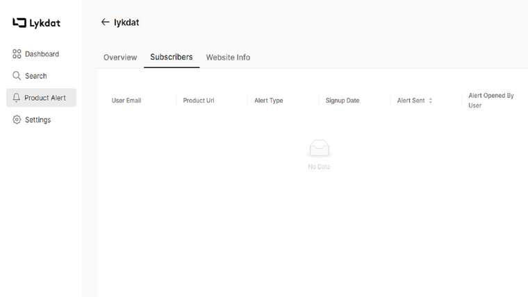 In Stock Alerter by Lykdat Screenshot