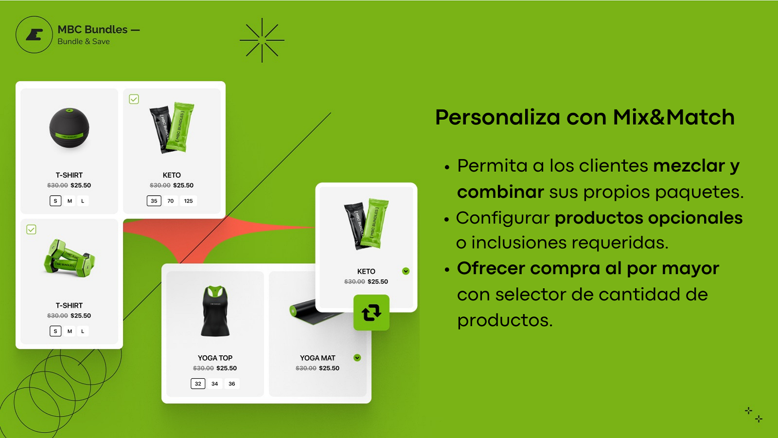 Mix & match: Combina productos y ahorra con descuentos por volum