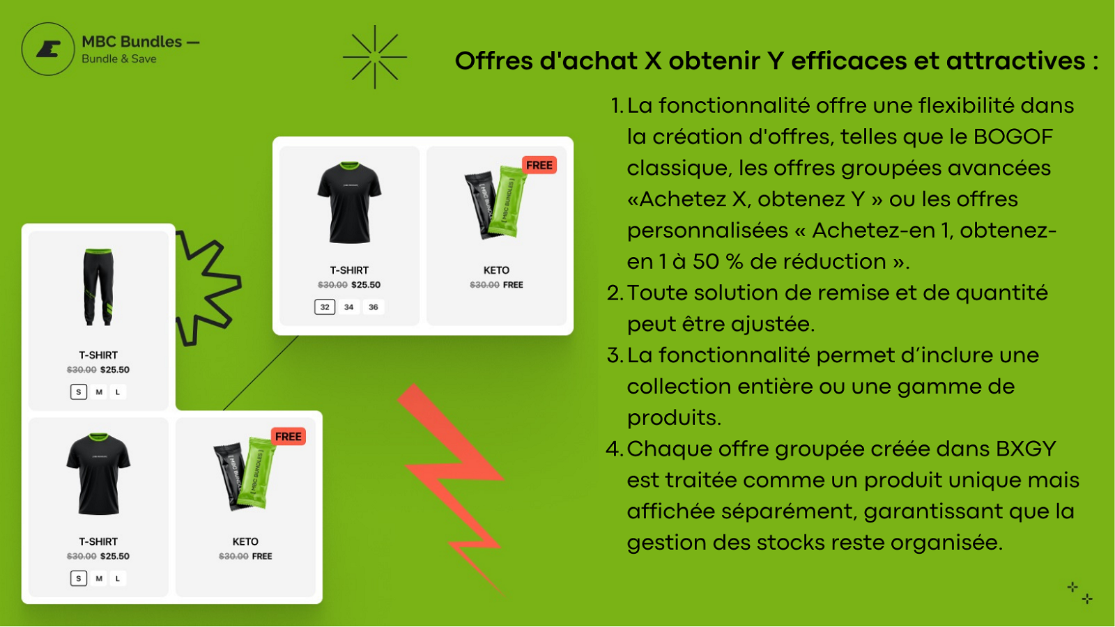 BOGO Bundle Widget et Achetez X Obtenez Y offres groupées