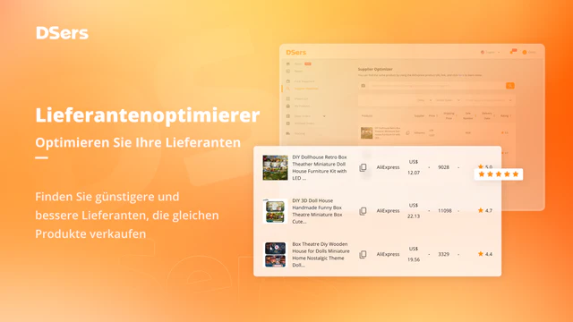 Nutzen des Supplier Optimizer, um bessere Lieferanten zu finden