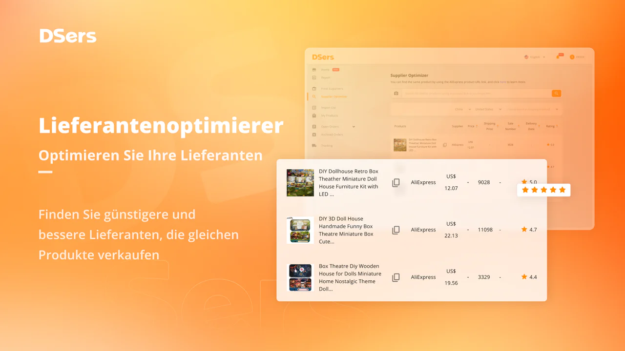 Nutzen des Supplier Optimizer, um bessere Lieferanten zu finden