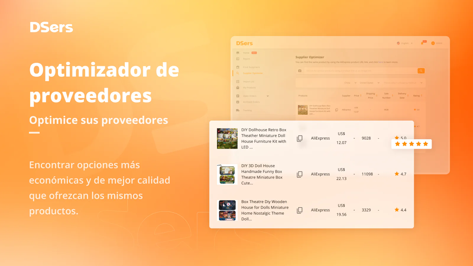 Utiliza el Optimizador de Proveedores para encontrar los mejores