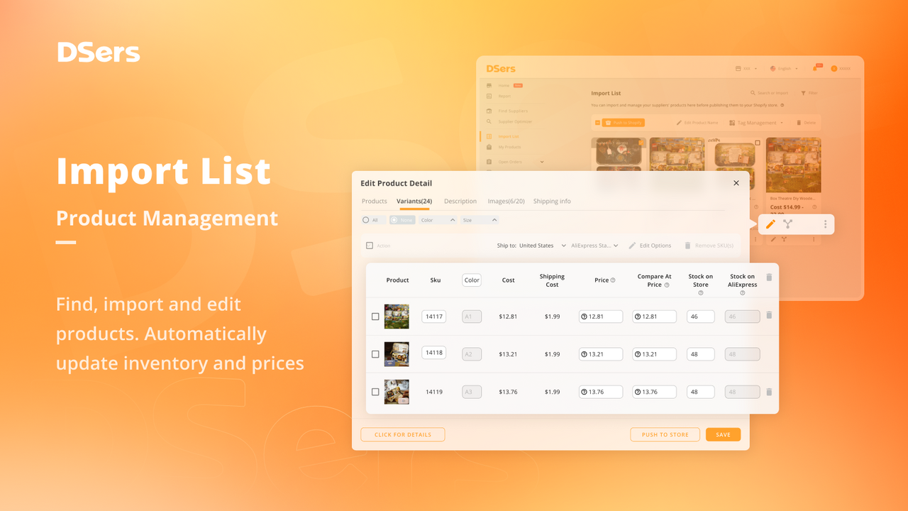 Manage all your stores in one place
