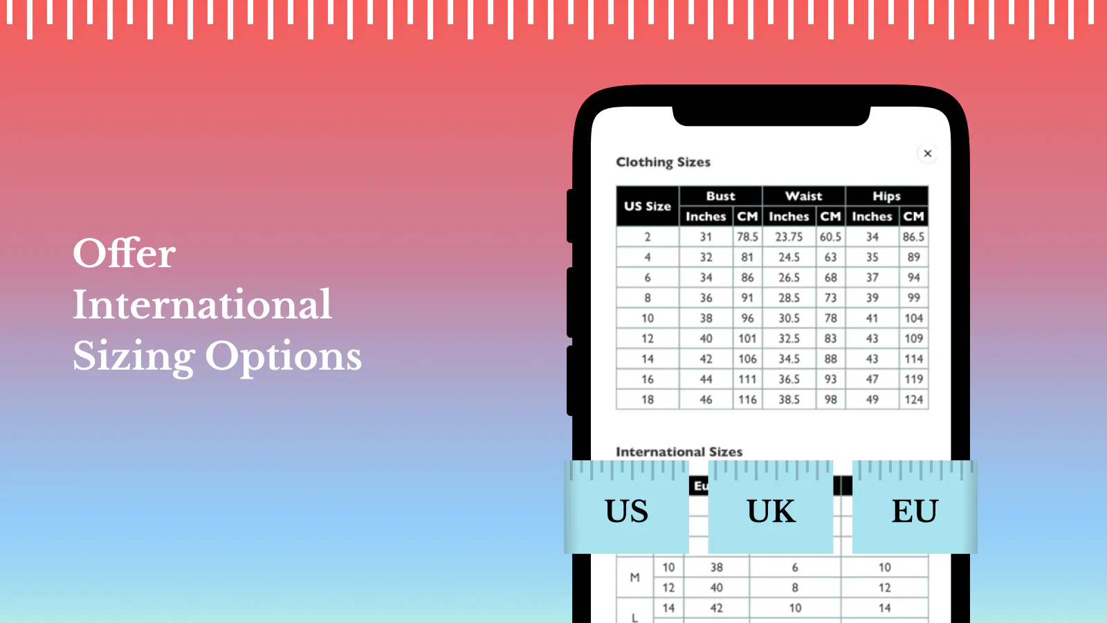 Sizing Charts: How to Make a Size Chart for your Retail Business (2023) -  Shopify Canada