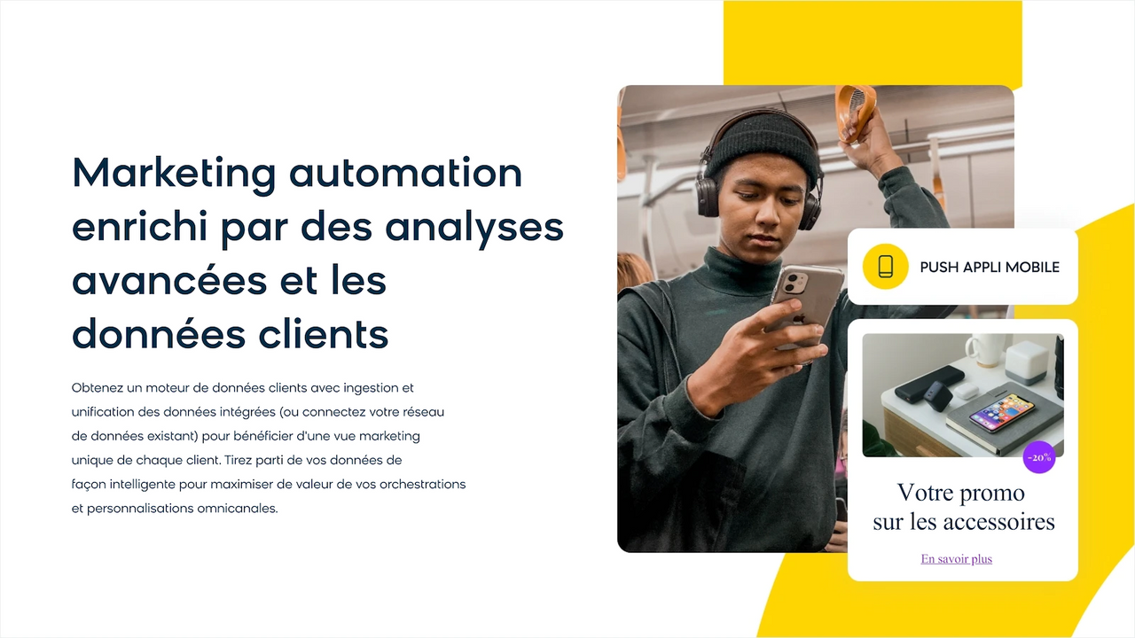 Automatisations marketing alimentées par l'analyse prédictive.