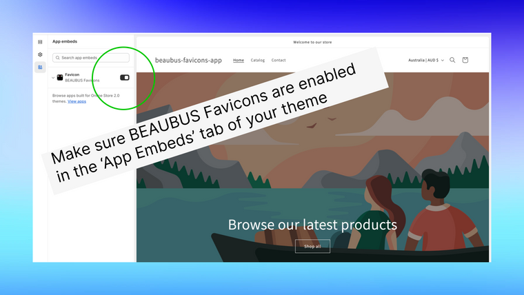 BEAUBUS Favicons Screenshot