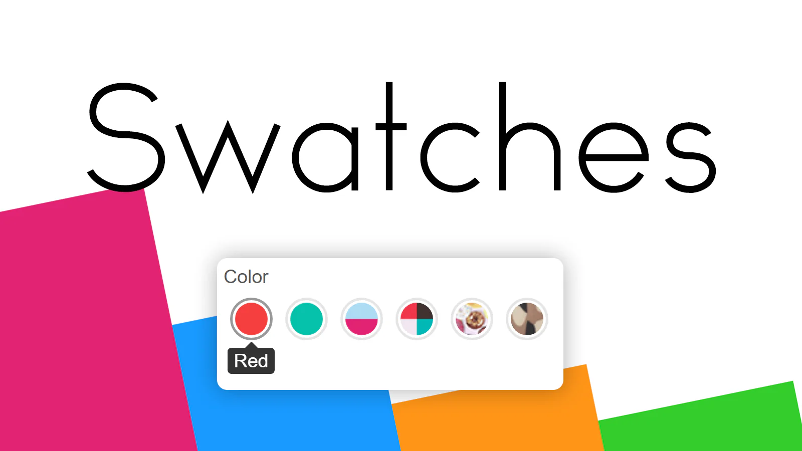 Aplicativo Swatches para Shopify