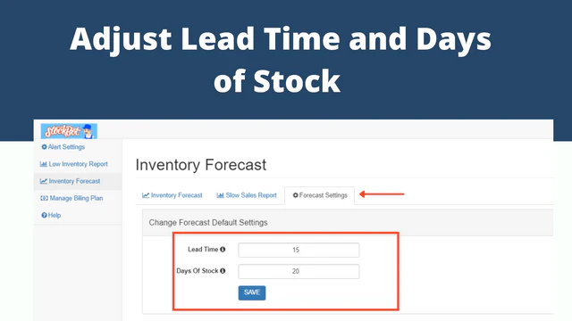 lead time and days of stock