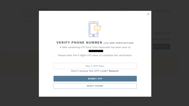 FraudLabs Pro電子商務SMS短信驗證防欺詐服務 例子