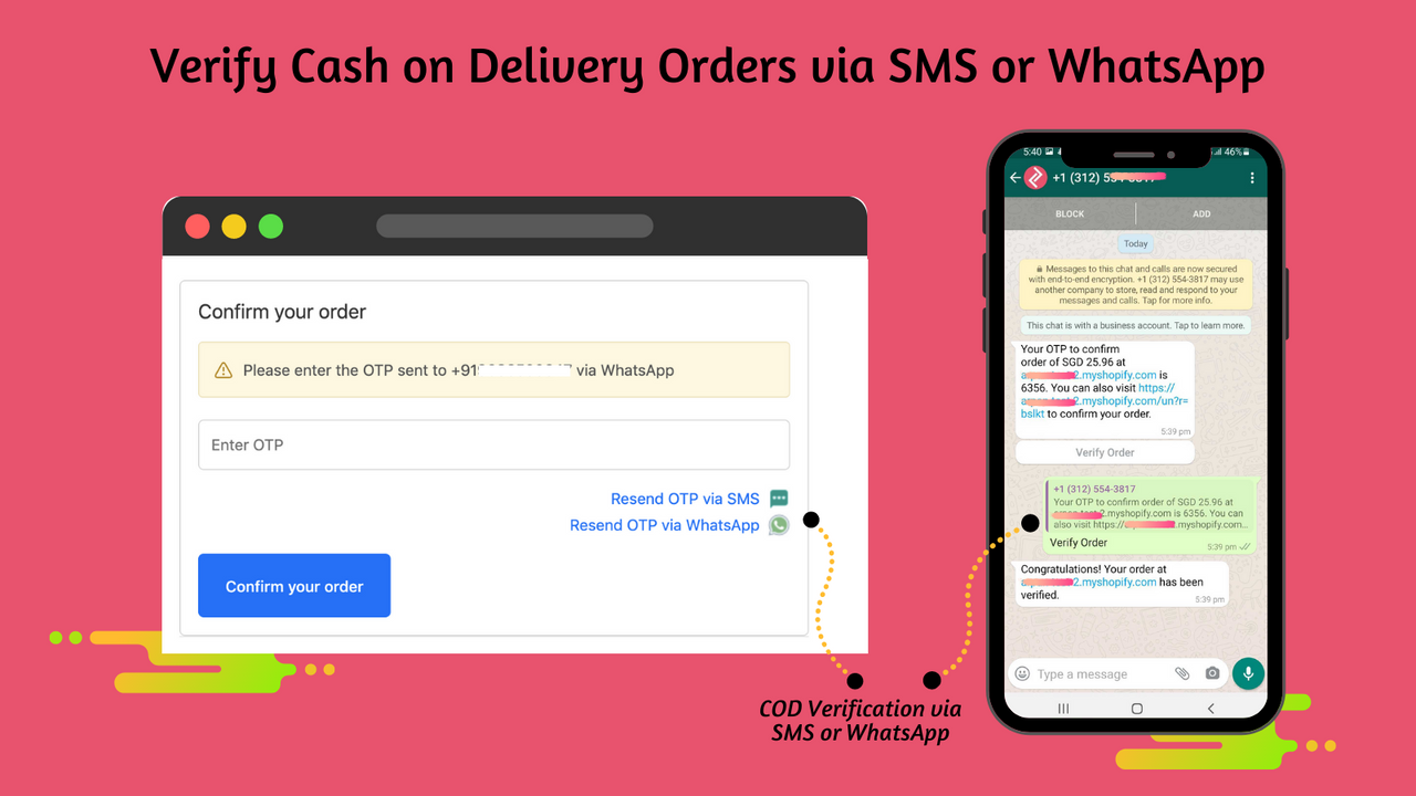 Cash on Delivery Verification WhatsApp