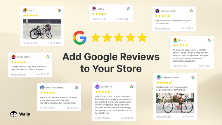 Wally – Google Reviews Screenshot