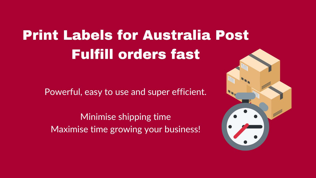 Aplicativo de Envio Australia Post para Shopify - MyPost  & eParcel