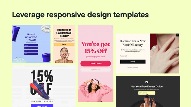 High impact designs = More conversions