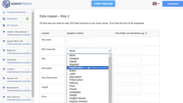 Easy map your data and add additional data