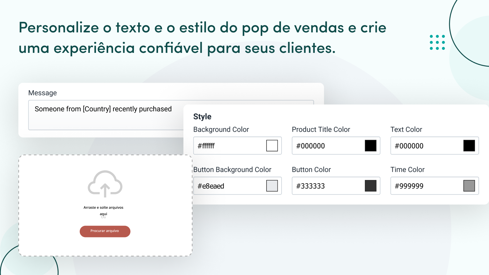 Popup de vendas criam confiança para os compradores.