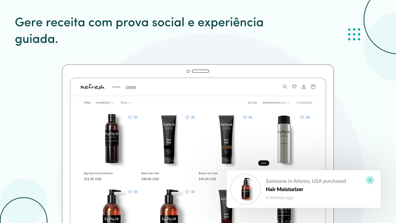 Gere receita criando FOMO com Popups de Vendas.