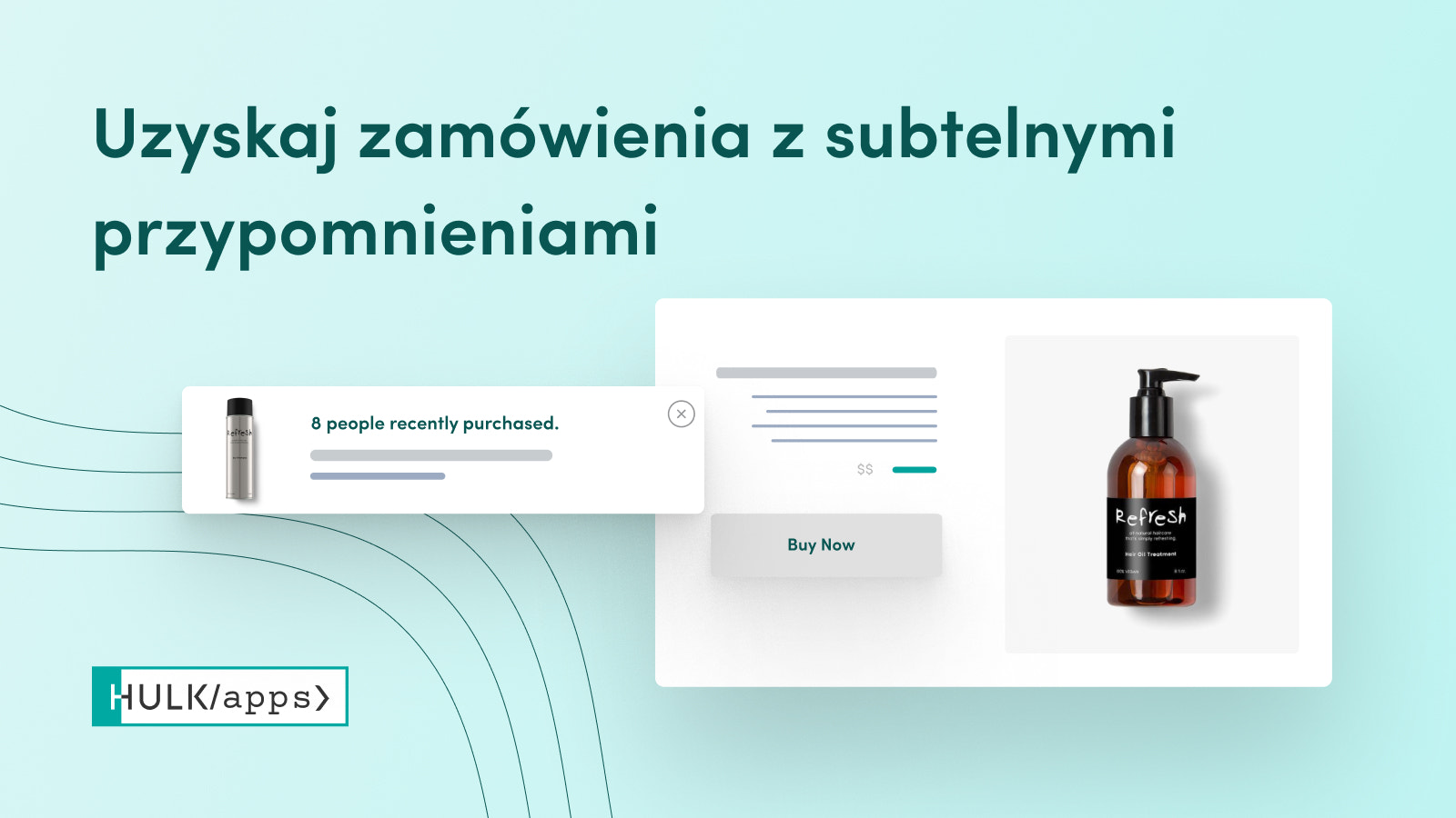 Aplikacja Shopify Powiadomienia Sprzedażowe od HulkApps.