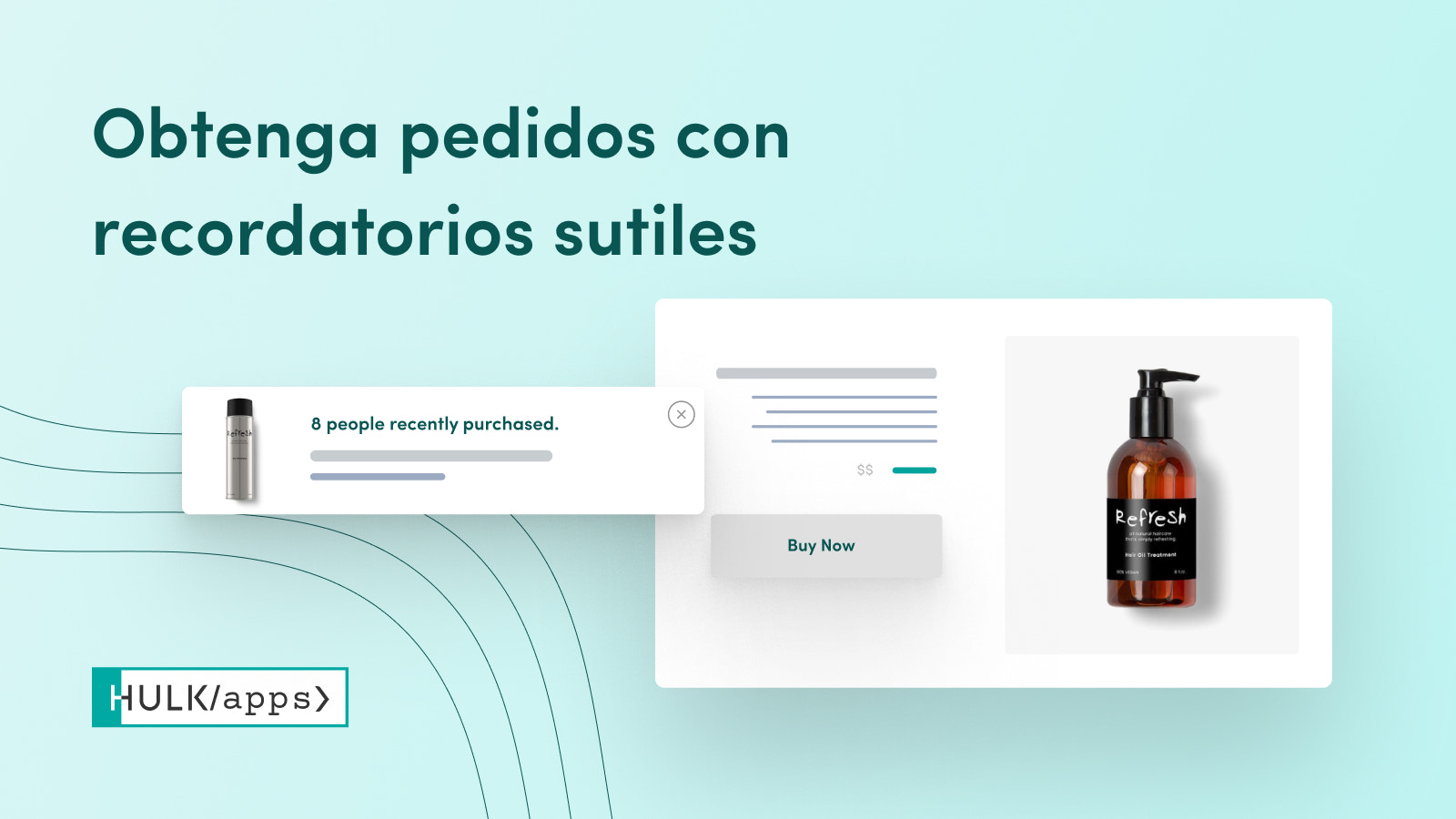 La aplicación Shopify Sales Popup de HulkApps.