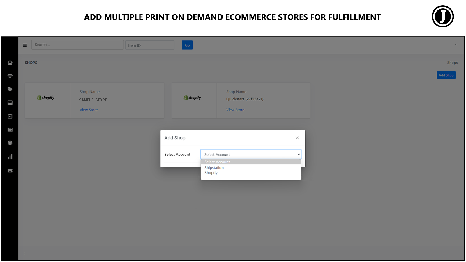 Add multiple stores for fulfillment