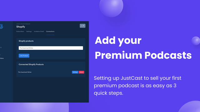 Adicione seus podcasts premium ao Shopify em 3 passos fáceis