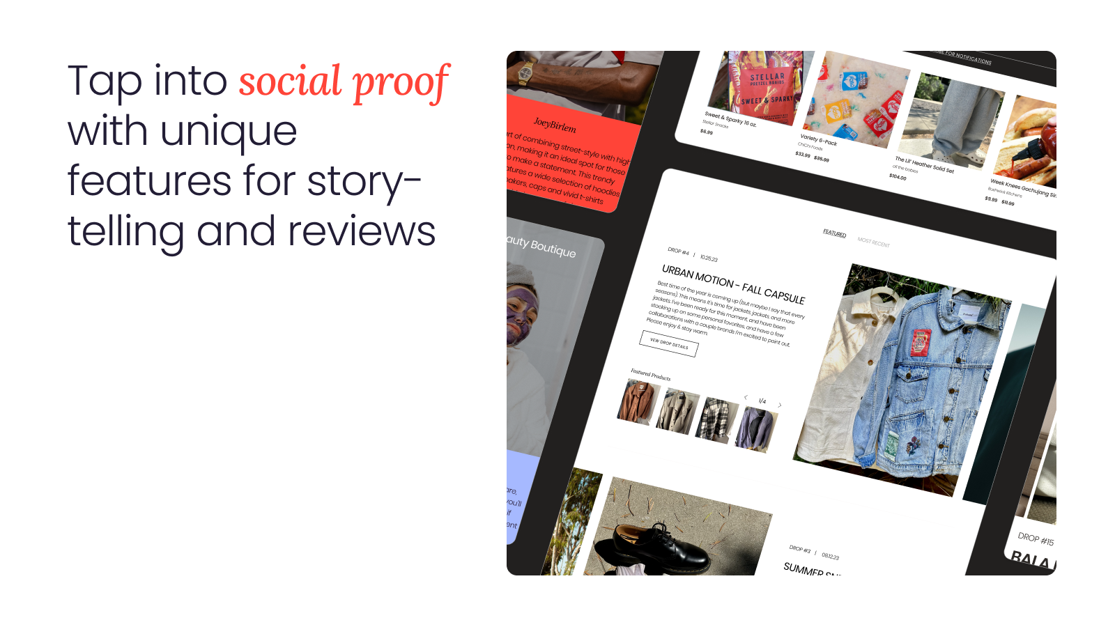 Leverage social proof