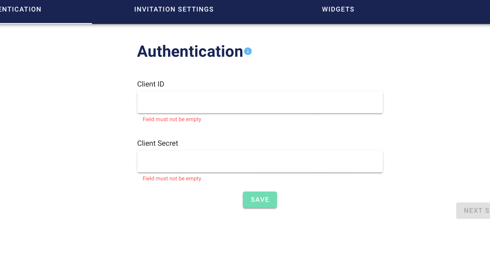 Authentication flow