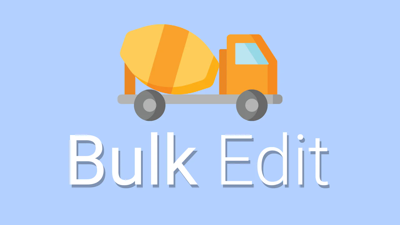 Bulk Edit pour Shopify