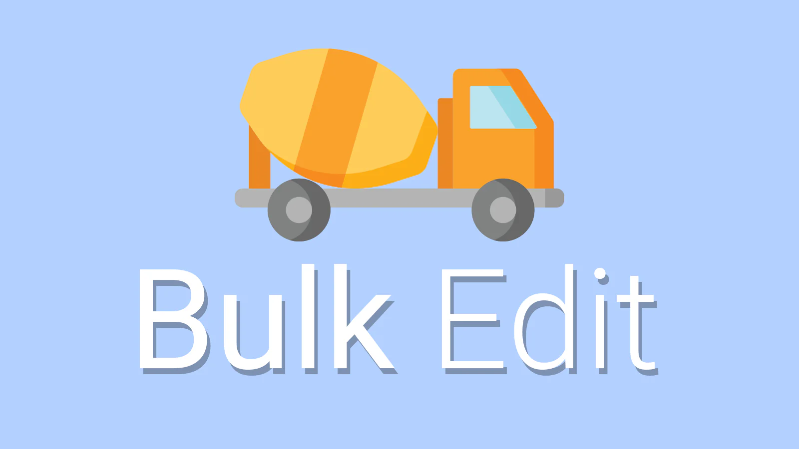 Bulk Edit för Shopify