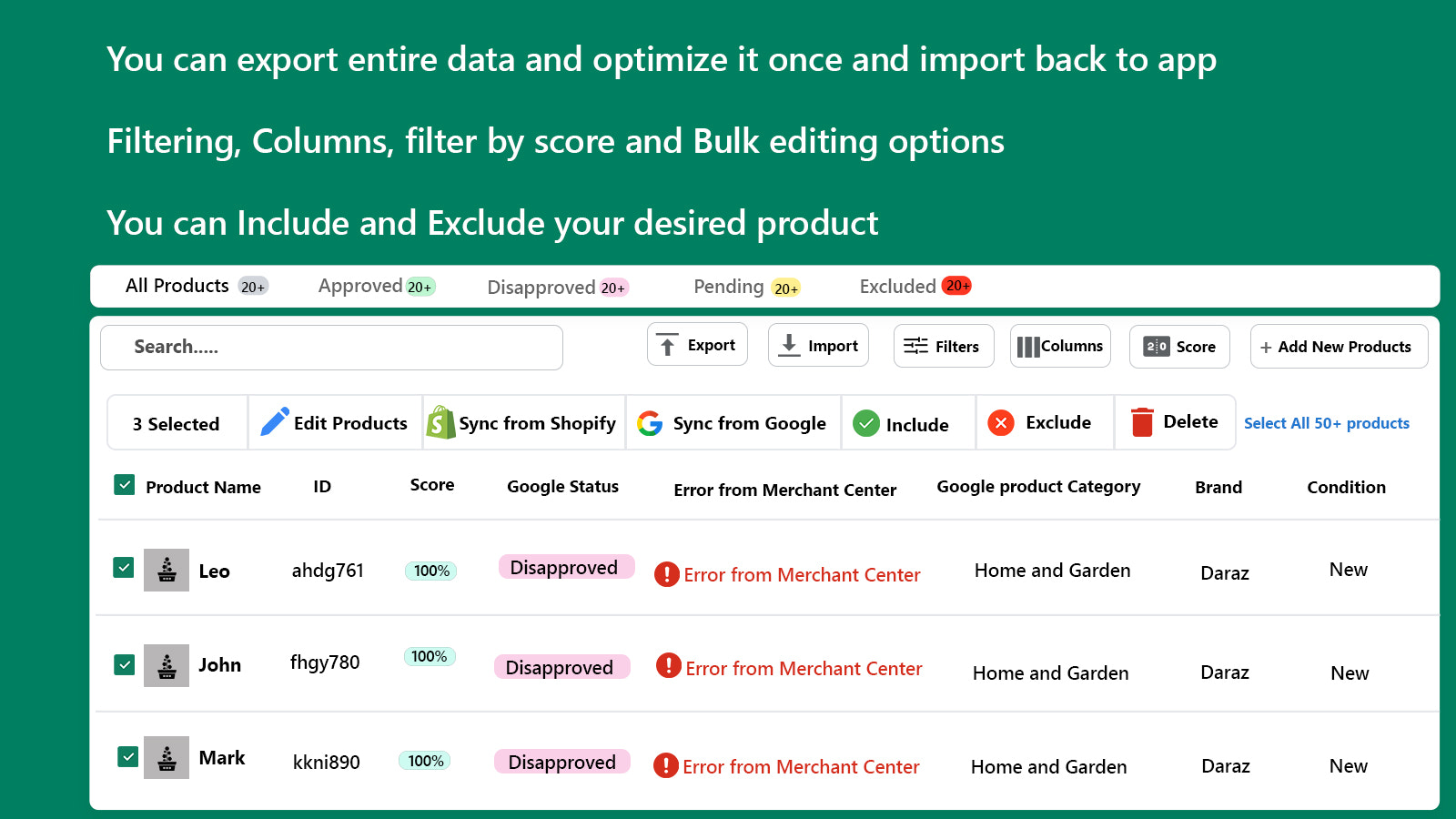 Google Feed XML, Google Channel, Pinterest Produkt Feed, Bing