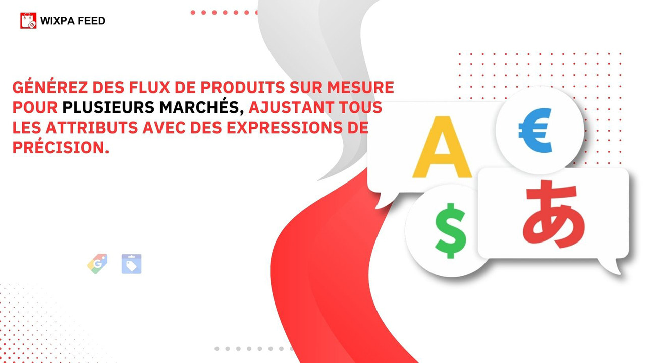 Soumet un flux pour Google Shopping, Facebook Ads et Microsoft A