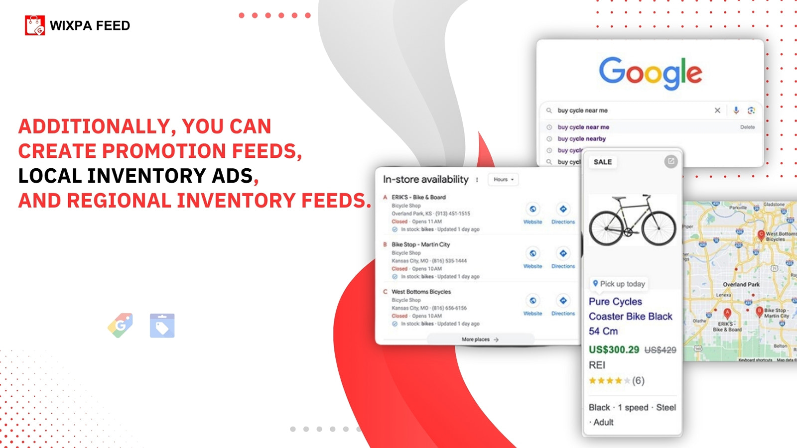 Google Shopping, Local Inventory, Buy on Google, Bing/Facebook