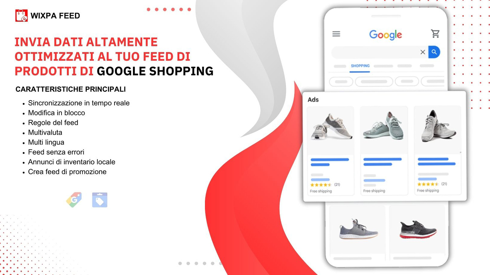 Feed wixpa per Google Shopping