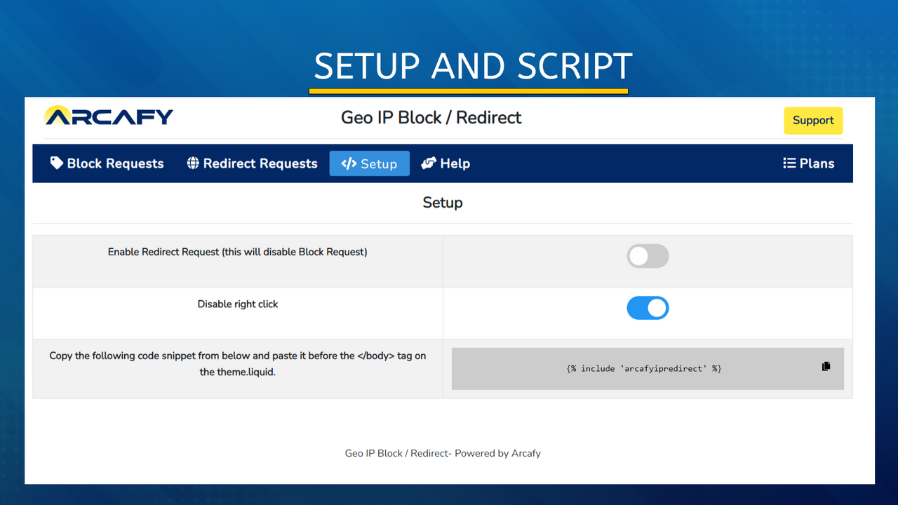 Setup and Configure