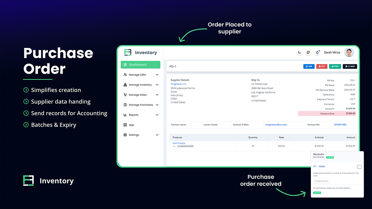 Purchase Order Management