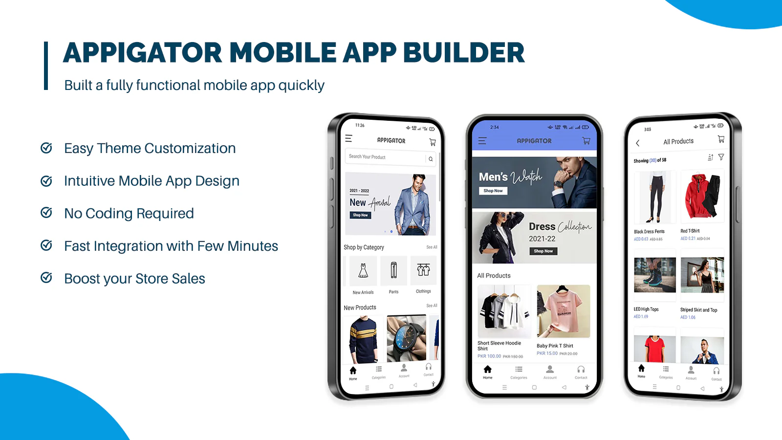 Diseño atractivo de Appigator