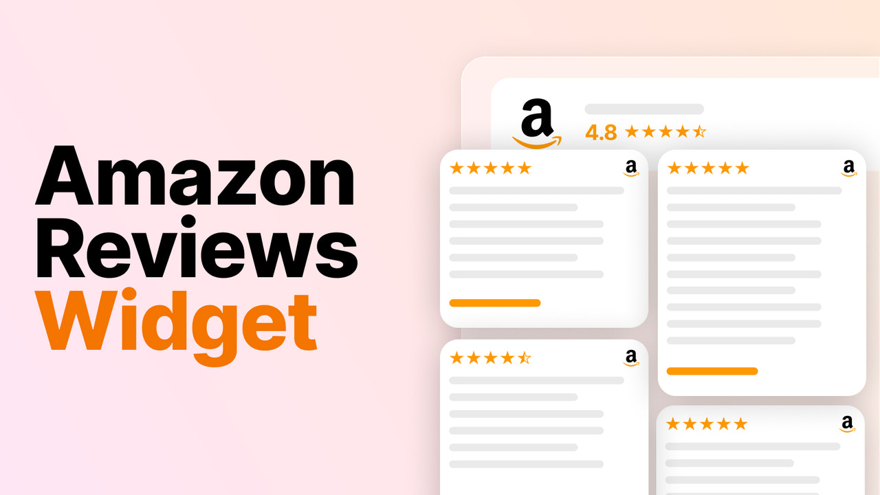 Amazon reviews widget